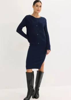Hot Strickkleid und Weste (2-tlg.Set) Damen Bekleidung·Homewear|Bekleidung·Pullover & Strickjacken