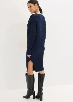 Hot Strickkleid und Weste (2-tlg.Set) Damen Bekleidung·Homewear|Bekleidung·Pullover & Strickjacken