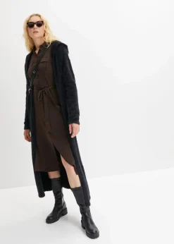 Damen bonprix Bekleidung·Umstandsmode|Strickmode|Strickmantel aus weichem Federgarn