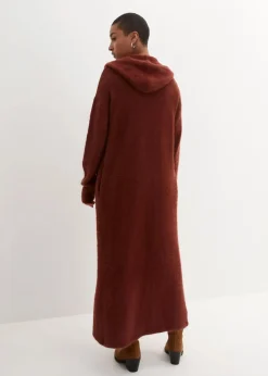 Clearance Strickmantel aus weichem Federgarn Damen Bekleidung·Umstandsmode|Strickmode