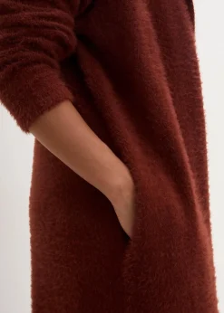 Clearance Strickmantel aus weichem Federgarn Damen Bekleidung·Umstandsmode|Strickmode