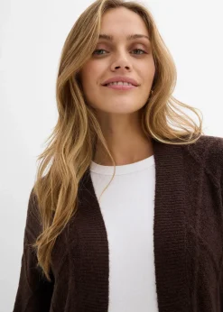 Strickmantel aus Zopfstrick Damen Bekleidung·Umstandsmode|Bekleidung·Jeans