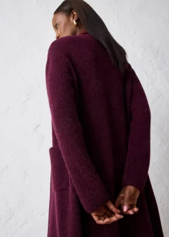 Damen bonprix Bekleidung·Umstandsmode|Premium|Strickmantel mit Alpaka