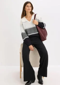 Hot Strickpullover Damen Bekleidung·Umstandsmode|Strickmode