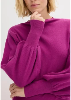 Damen bonprix Bekleidung·Jeans|Pullover & Strickjacken|Strickpullover mit Ballonärmeln