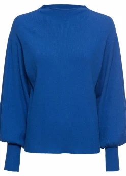Strickpullover mit Ballonärmeln Damen Strickmode|Pullover & Strickjacken