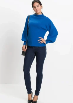 Strickpullover mit Ballonärmeln Damen Strickmode|Pullover & Strickjacken