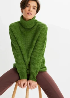 Strickpullover mit Rollkragen Damen Bekleidung·Umstandsmode|Strickmode