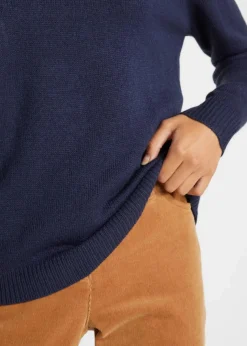 Online Strick-Pullover mit Rundhals-Ausschnitt Damen Pullover & Strickjacken|Basics