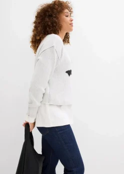 Sale Strickpullover mit Schleife Damen Nachhaltigere Materialien|Strickmode