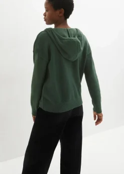 Clearance Strick-Pullover mit V-Ausschnitt und Kapuze Damen Bekleidung·Umstandsmode|Bekleidung·Jeans