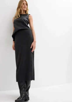 Damen bonprix Bekleidung·Sportbekleidung|Röcke|Strickrock aus reiner Baumwolle