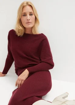 Damen bonprix Bekleidung·Sportbekleidung|Röcke|Strickrock aus softem Viskose-Mix
