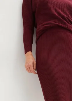 Damen bonprix Bekleidung·Sportbekleidung|Röcke|Strickrock aus softem Viskose-Mix