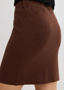 Discount Strickrock aus Viskose-Mix Damen Röcke|Bekleidung·Sportbekleidung