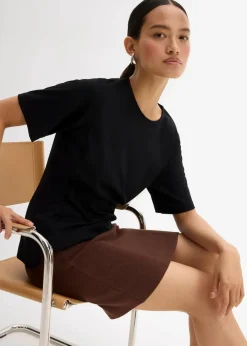 Discount Strickrock aus Viskose-Mix Damen Röcke|Bekleidung·Sportbekleidung