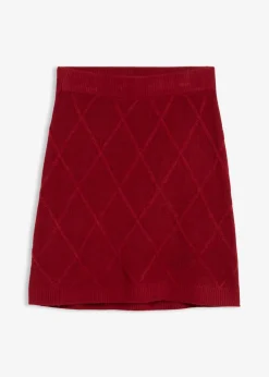 Discount Strickrock aus Zopfstrick Damen Röcke|Zweiteiler & Sets