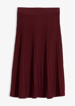 Damen bonprix Röcke|Premium|Strickrock mit Merinowolle