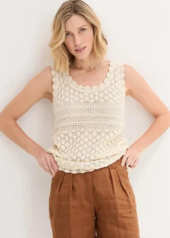 Damen bonprix Bekleidung·Umstandsmode|Shirts & Tops|Stricktop aus Baumwolle