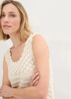 Damen bonprix Bekleidung·Umstandsmode|Shirts & Tops|Stricktop aus Baumwolle