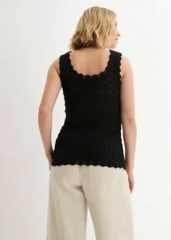 Damen bonprix Bekleidung·Umstandsmode|Shirts & Tops|Stricktop aus Baumwolle