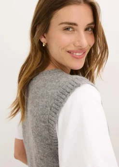 Damen bonprix Jacken & Mäntel|Bekleidung·Hosen|Strick-Weste