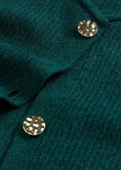 Damen bonprix Bekleidung·Umstandsmode|Bekleidung·Hosen|Strickweste mit dekorativen Knöpfen