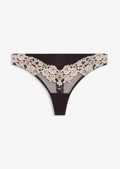 Best String aus zweifarbiger Spitze Damen Wäsche·Dessous|Wäsche·Höschen
