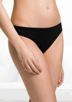 Damen bonprix Wäsche·Basics|Wäsche·Baumwollunterwäsche|String (10er Pack)