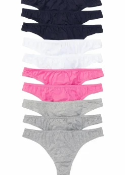 Online String (10er Pack) Damen Höschen|Baumwollunterwäsche