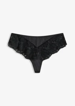Damen bonprix Wäsche·Dessous|Wäsche·Höschen|String Panty aus glänzendem Material