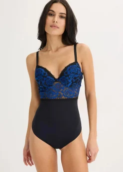 Damen bonprix Wäsche·Bodies|Bodies|Stringbody aus Spitze