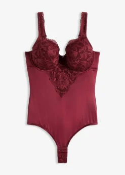 Online Stringbody mit gepolsterten Trägern Damen Große Cups D-H|Nachhaltigere Materialien