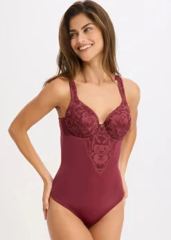 Online Stringbody mit gepolsterten Trägern Damen Große Cups D-H|Nachhaltigere Materialien