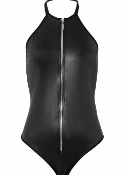 Stringbody ouvert aus Wetlook Damen Wäsche·Erotikwäsche|Erotikwäsche