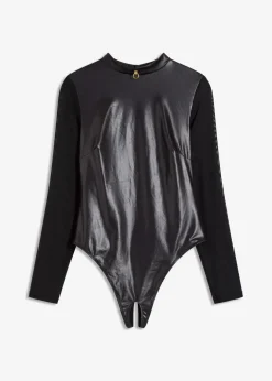 Clearance Stringbody ouvert mit Wetlook Damen Wäsche·Erotikwäsche|Erotikwäsche