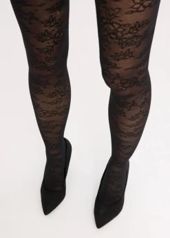 Outlet Strumpfhose 70den aus Spitze Damen Wäsche·Socken & Strumpfhosen|Socken & Strumpfhosen