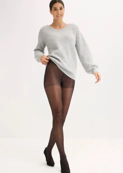 Damen bonprix Nachhaltigere Materialien|Socken & Strumpfhosen|Strumpfhose 30den mit recyceltem Polyamid