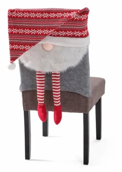 Hot Stuhlhusse mit Wichtel (2er Pack) Hussen & Sofaüberwürfe|Weihnachtsdeko & -Textilien·Tischdekoration