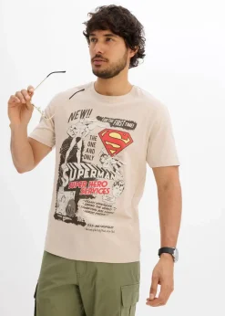Herren DC_Universe Große Größen|Shirts & Polos|Superman T-Shirt aus reiner Baumwolle
