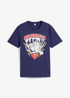 Herren DC_Universe Shirts & Polos|Große Größen|Superman T-Shirt aus reiner Baumwolle
