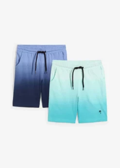 Kinder bonprix Jungen 2-8 Jahre·Shorts|Jungen 2-8 Jahre·Mehrfachpacks|Sweat-Bermuda aus reiner Baumwolle (2er Pack)