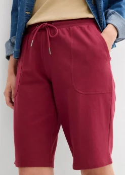 Clearance Sweat-Bermuda aus reiner Baumwolle Damen Nachhaltigere Materialien|Hosen