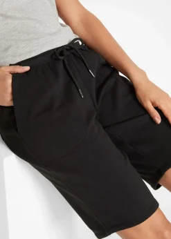 Damen bonprix Bekleidung·Outdoorbekleidung|Bekleidung·Röcke|Sweat-Bermuda aus reiner Baumwolle
