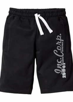 Sale Sweat-Bermuda aus reiner Baumwolle Herren Shorts|Sportbekleidung