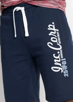Sale Sweat-Bermuda aus reiner Baumwolle Herren Shorts|Sportbekleidung