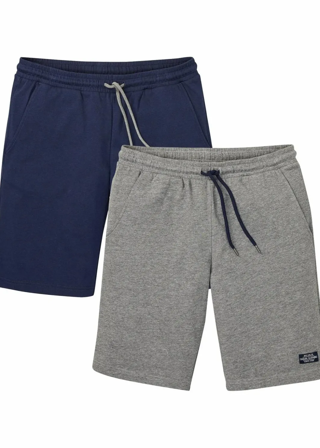 New Sweat-Bermuda (2er Pack) Herren Shorts|Basics