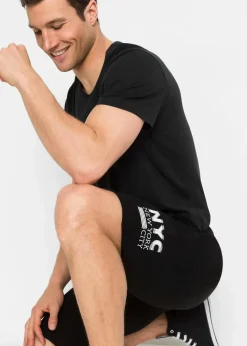 Best Sweat-Bermuda mit offenen Kanten Herren Shorts|Sportbekleidung