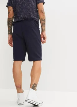Hot Sweat-Bermuda mit praktischen Reißverschlusstaschen Herren Sweat|Hosen