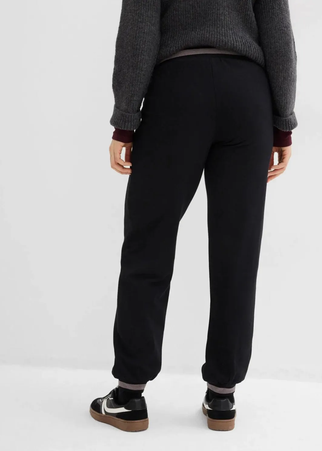 Damen bonprix Bekleidung·Blusen & Tuniken|Bekleidung·Kleider|Sweathose aus Baumwoll-Mix, 2er Pack